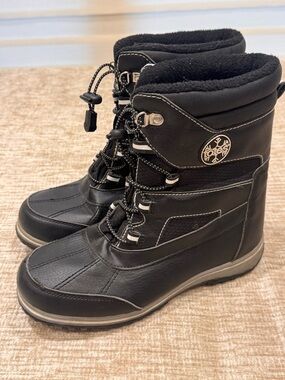 Totes Black Insulated Winter Boots women’s 6